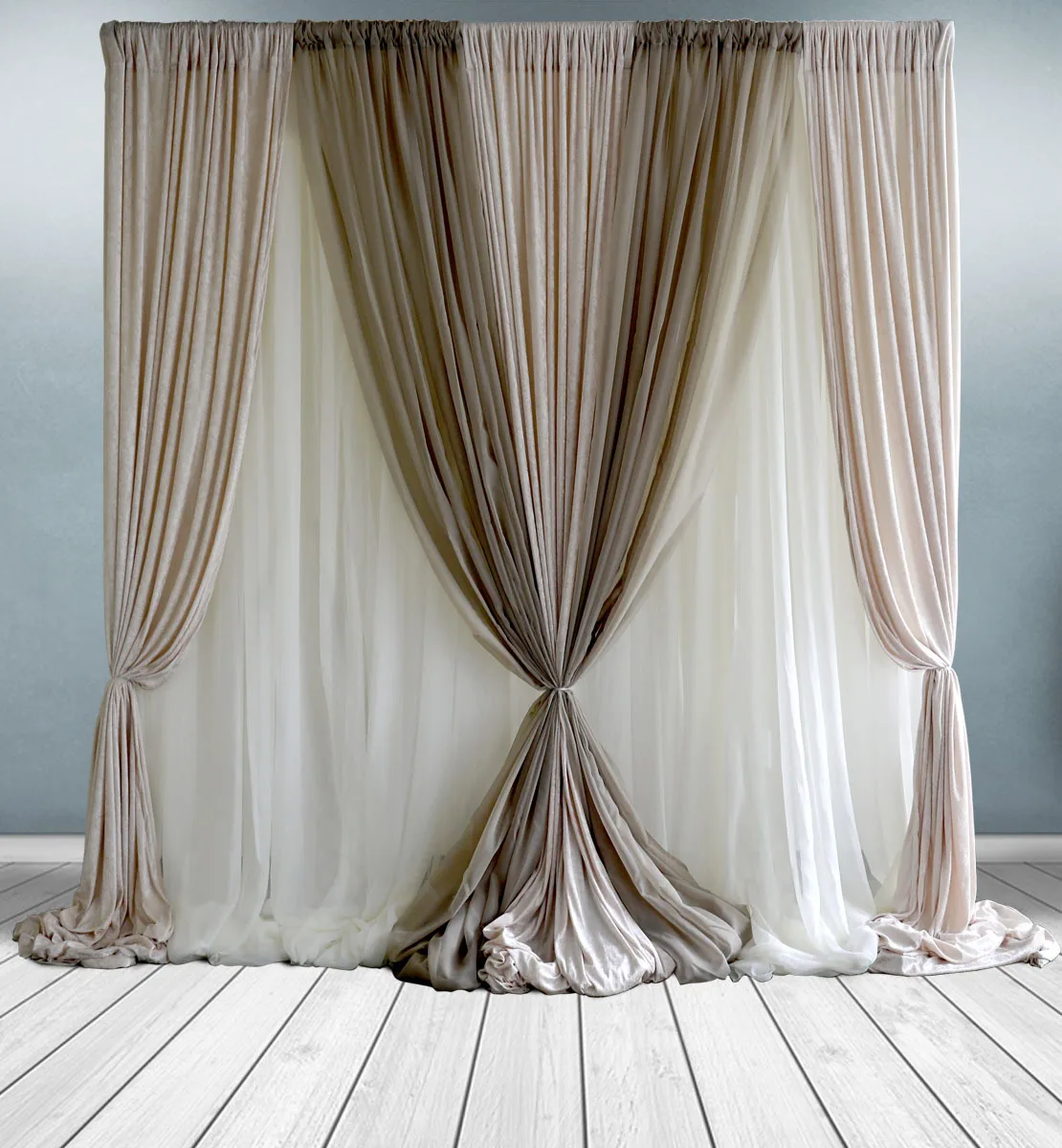 

Retractable column Retractable background frame Temporary booth Locker room tent gauze double-layer display stand