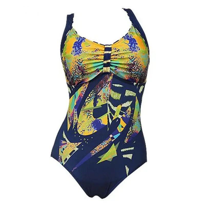 Women\'s Sexy Backless Print Bodysuits, Luxury Woman Clothes, Summer Sporty, One Piece Swimsuit, Bathing Suits, 2024