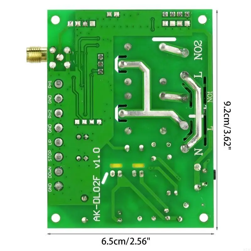H7JF RF Remote 12V 24V 48V 2 Saluran Universal 315MHz/433MHz Kontrol Jarak Jauh Untuk Motor