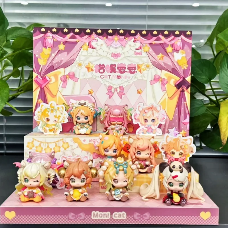 Лидер продаж, натуральный ягодный кот Ni Cub, маленький кот, сопровождает вас, серия, слепая коробка, модная игра, милый подарок на день рождения ручной работы, орнамент