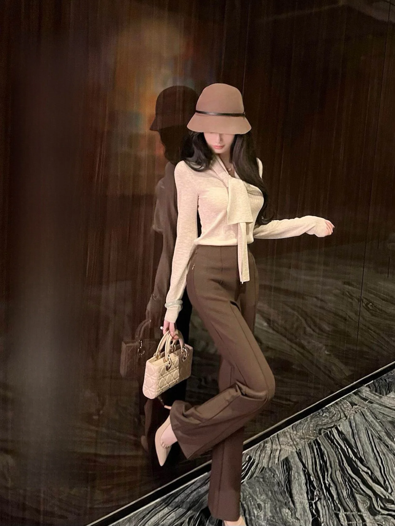 

CCZEE Woolen Sweater Women's Sle Tie-Knot Lazy Faion High-End Feeling Warm Base Layer Autumn Winter Design Knitwear