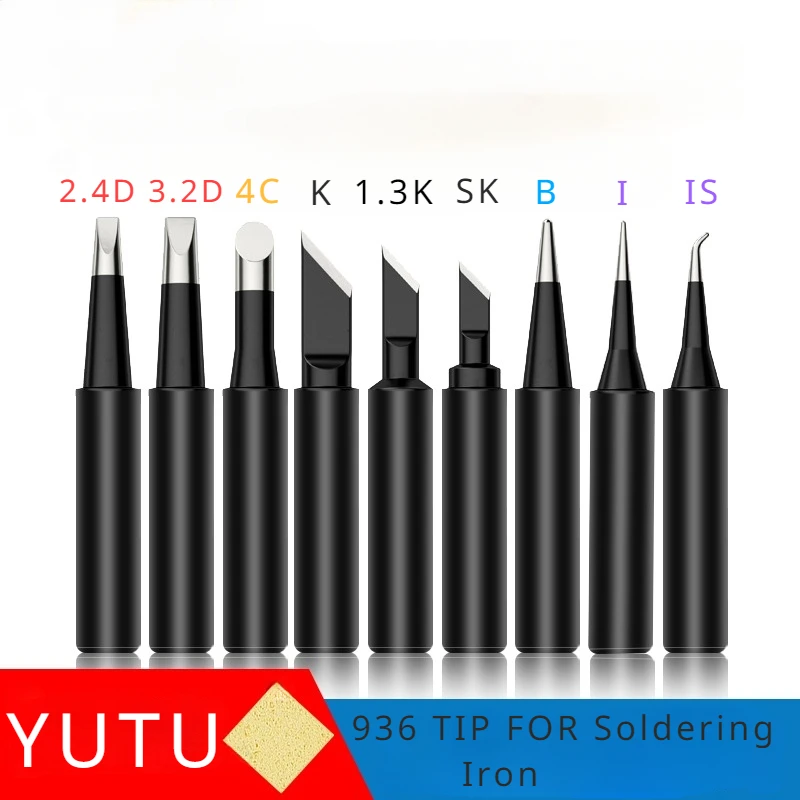 Black Diamond 900 soldering iron tip, internally heated knife tip, soldering head 936, constant temperature 60W soldering table