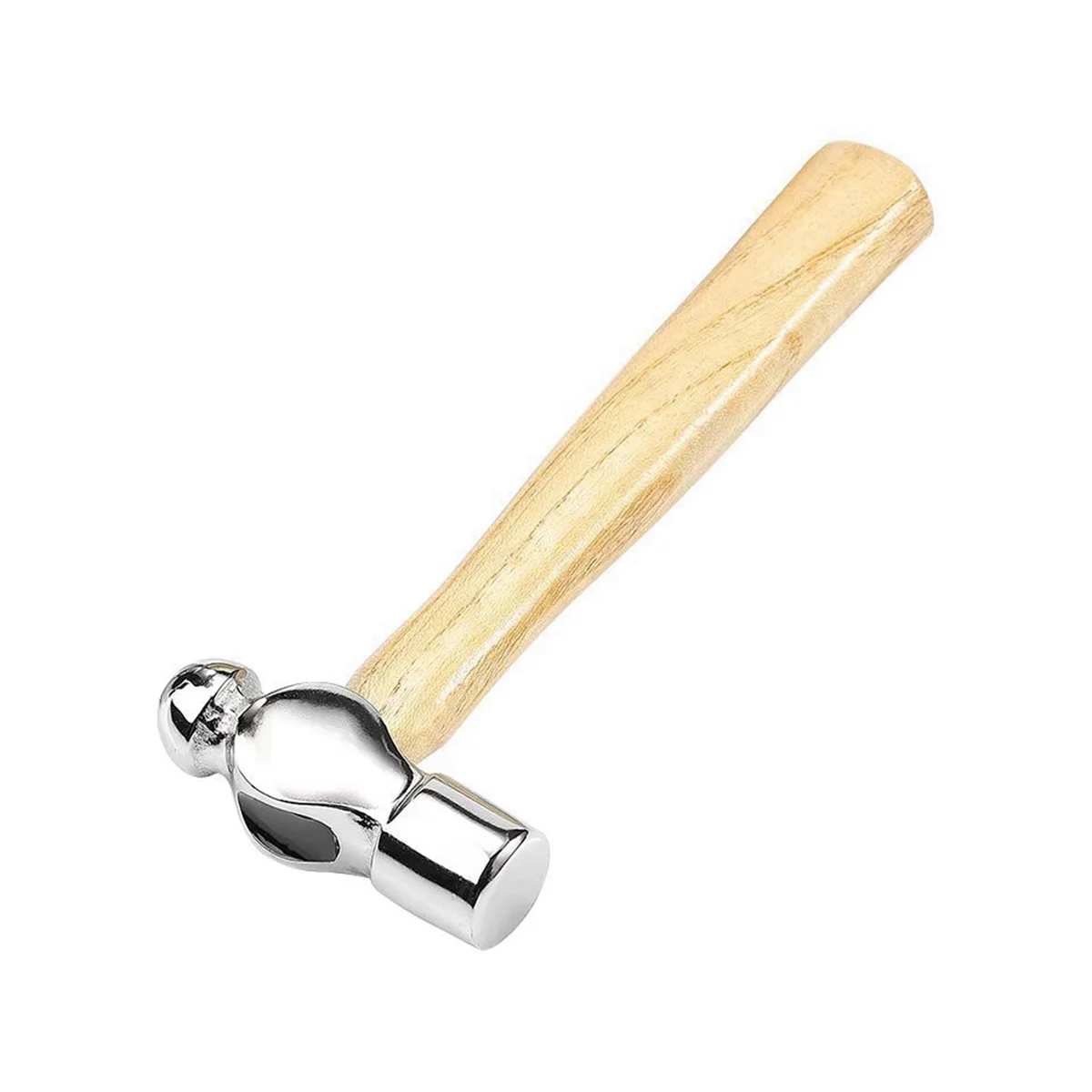 Wooden Handle Round Hammer Home Installation Small Hammer Walnut Hammer 0.25P Woodworking Hammer Mini Hammer Hand Tools