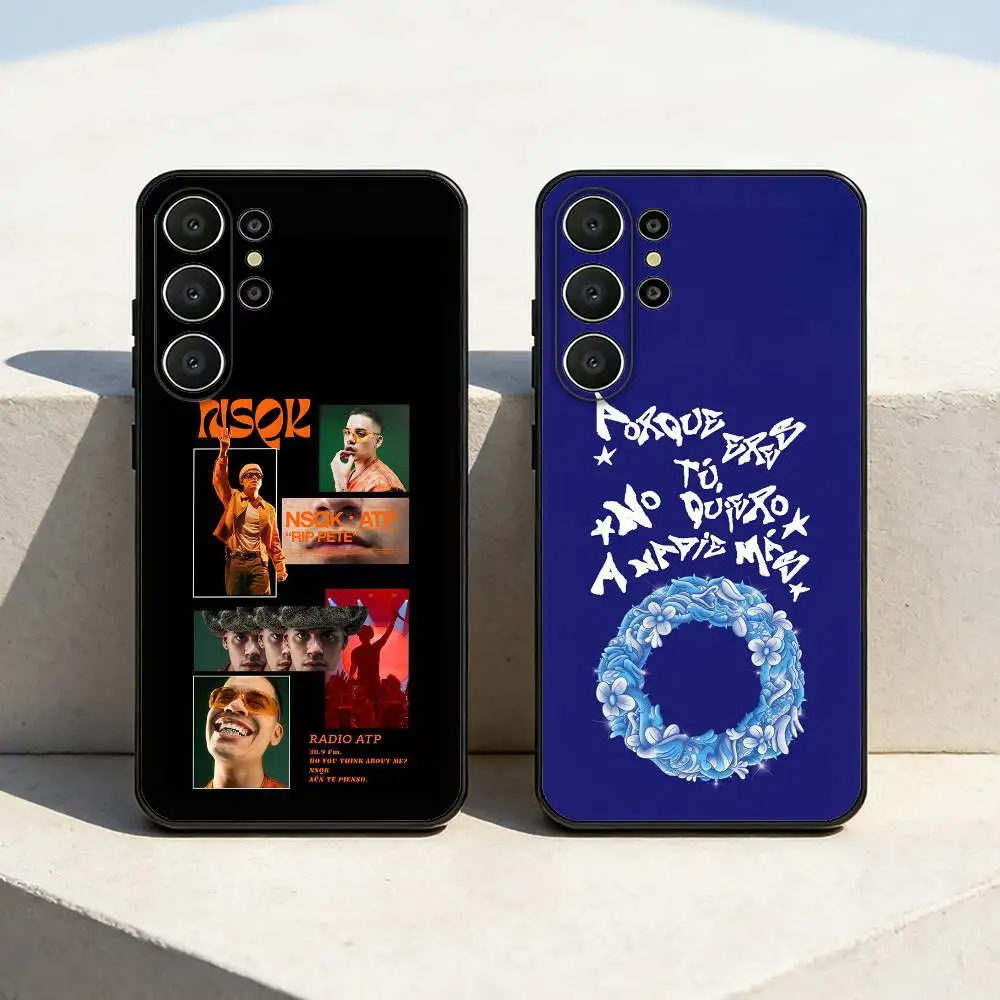 N-NSQK A-ATP Phone Case For Samsung S26,S25,S24,S21,S22,S23,S30,Ultra,S20,FE,Lite,10,9,Black Cover