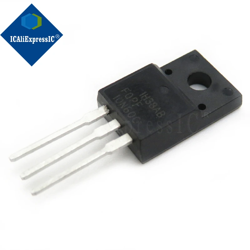Lote de 10 TO-220F FQPF10N60C, FQPF10N60, 10N60C, 10N60, en Stock