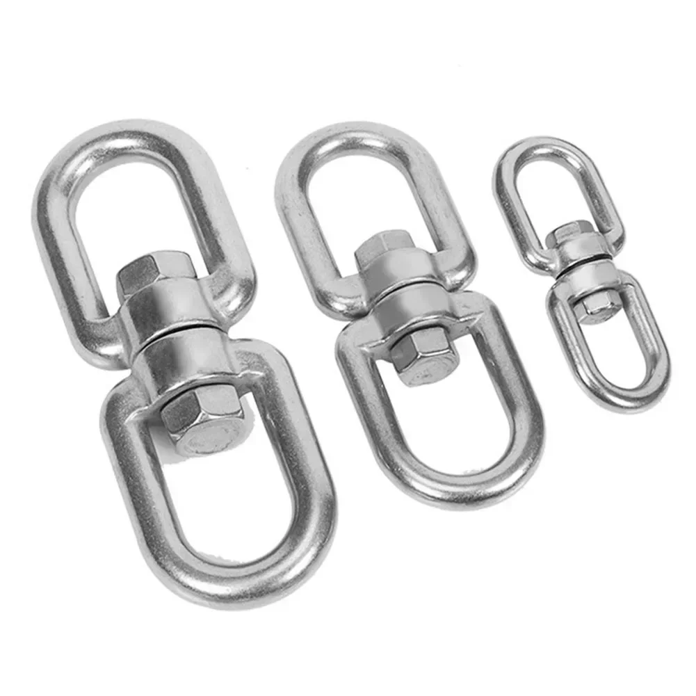 304 Stainless Steel Eye To Eye Anchor Swivel 4mm 5mm 6mm 8mm 10mm Heavy Duty Stainless Steel Marine Anchor Chain Swivel