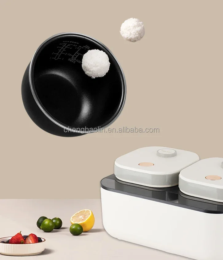 Multifunctional  Non Stick Pan Timing Reservation Function Compartmentalized Double Coil Electric Smart Rice Cooker