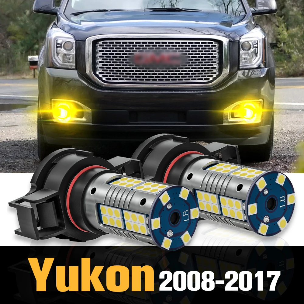 

2pcs Canbus LED Fog Light Lamp Accessories For GMC Yukon 2008-2017 2009 2010 2011 2012 2013 2014 2015 2016