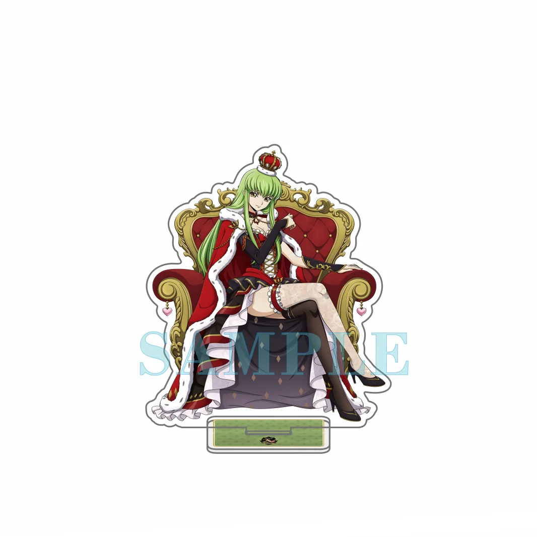 Anime Code Geass C.C. /Lelouch 20th Anniversary Edition Acrylic Stand keychain Desktop ornaments Gifts 13~15CM