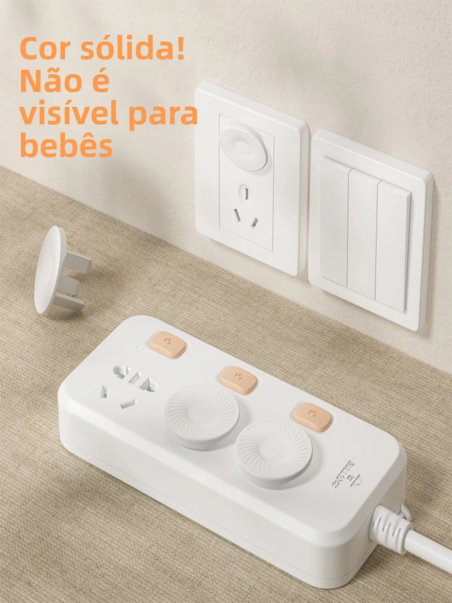 子供用安全ソケットカバー-耐火・耐電気ショック保護カバー-赤ちゃんの手が電源コンセントの穴に触れないようにするためのカバー