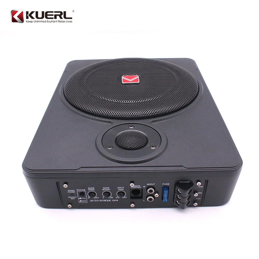 Cheap Model Under Seat Car Audio Woofer 600W 8 Inch Big Power Auto Subwoofer Modified 12V Active Flat Car Subwoofer
