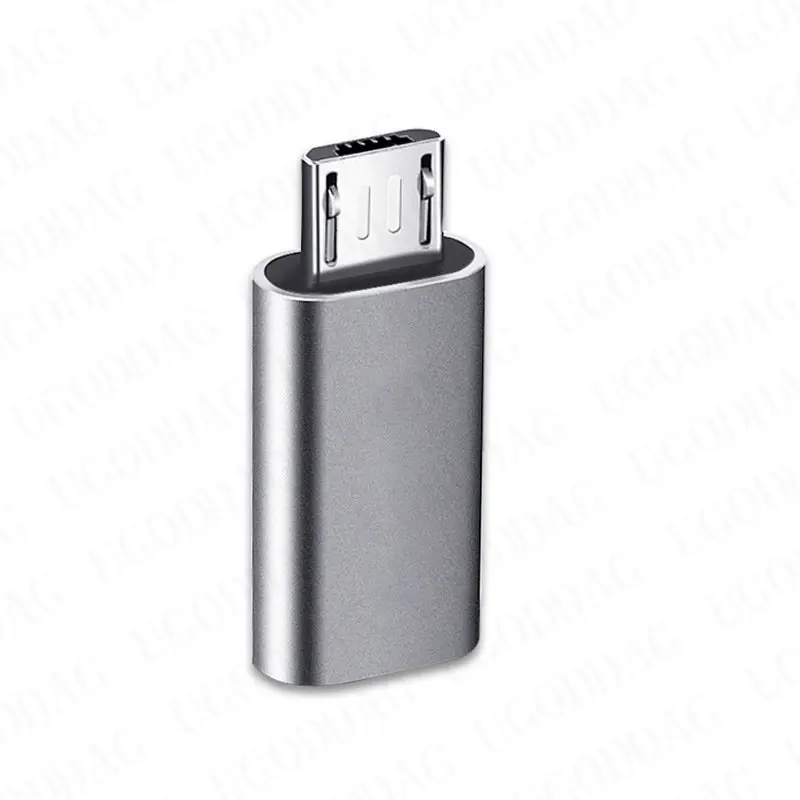 Переходник с Micro USB Type-C на Micro USB «мама» «папа»