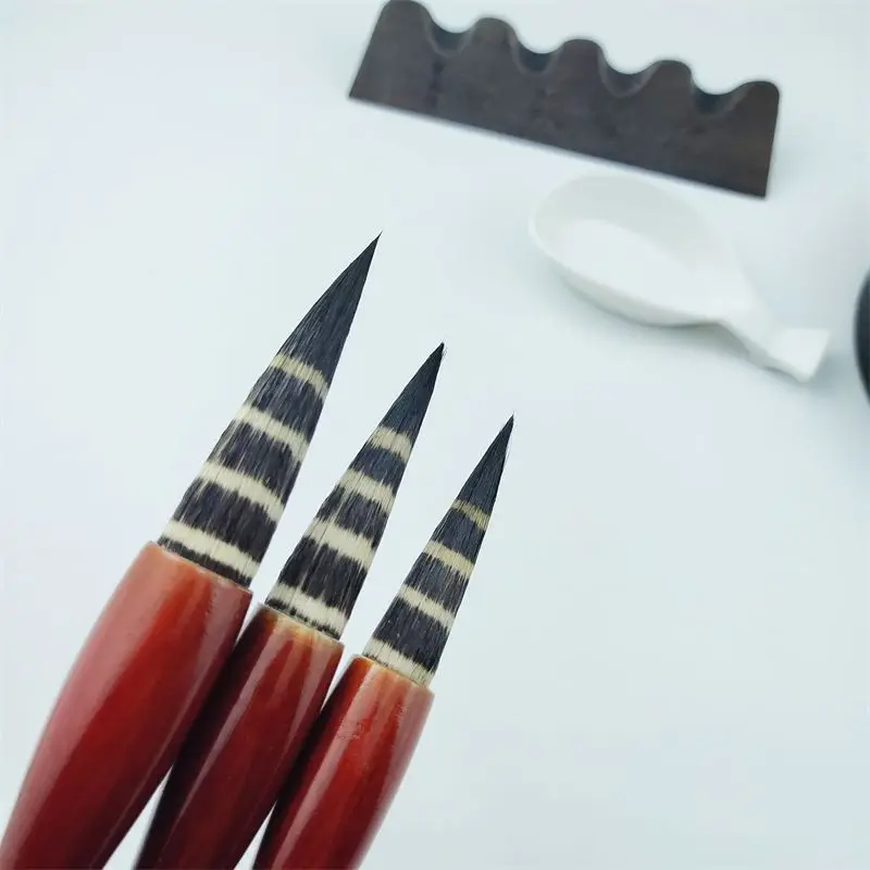 Mixed Hair Brush Pen Professional Chinese Painting Landscape Calligraphy Writing Practice Brush Beginners Medium Regular Script