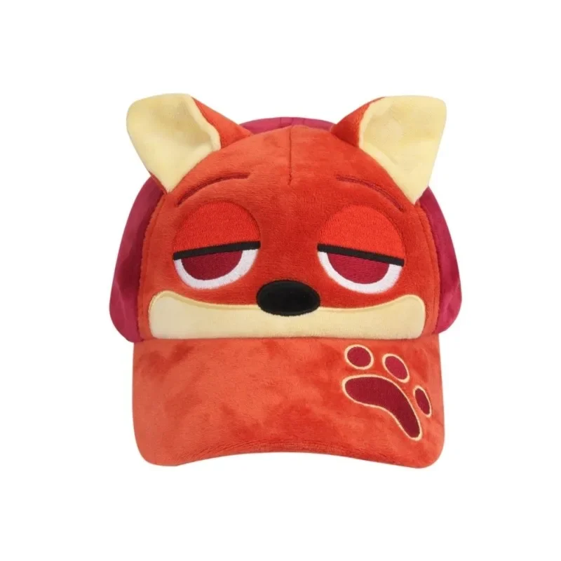 Zootopia جودي نيك الإبداعية الكرتون المحيط لطيف الكرتون البيسبول بطة اللسان قبعة الأذن ظلة صور القبعات لوازم الديكور #3