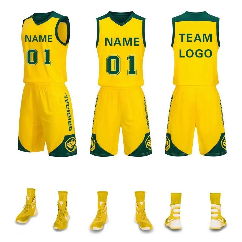 Personalized Custom Basketball Uniforms Team Name Logo Printing Men Competition Training Jerseys Wholesale Quick Drying Vest Set