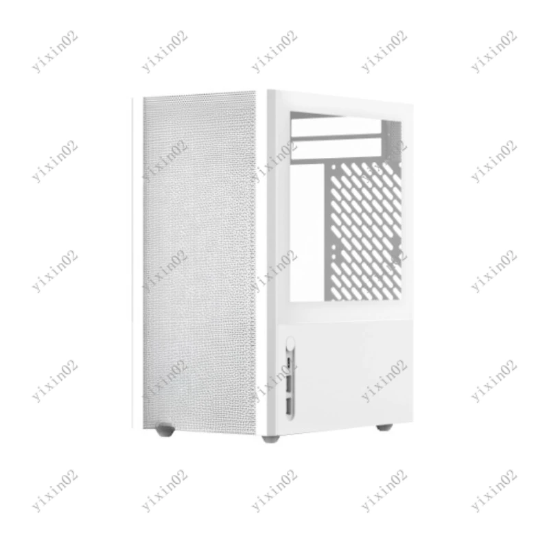 White Portable Mesh Tower Cooling System New Aluminum Alloy Chassis for Computer Electronics