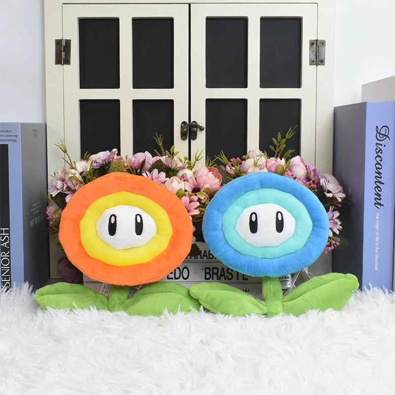 Hot Game Anime Plush Chomper Piranha Plants Ice Fire Flower Soft Stuffed Peluche Dolls for Fans Birthday Gifts
