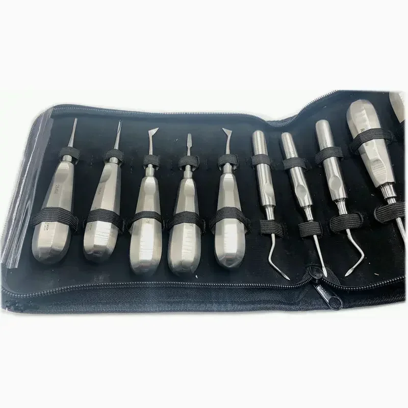 Full set Dentals Surgerys instruments Teeth Elevators Dentals Root Elevators