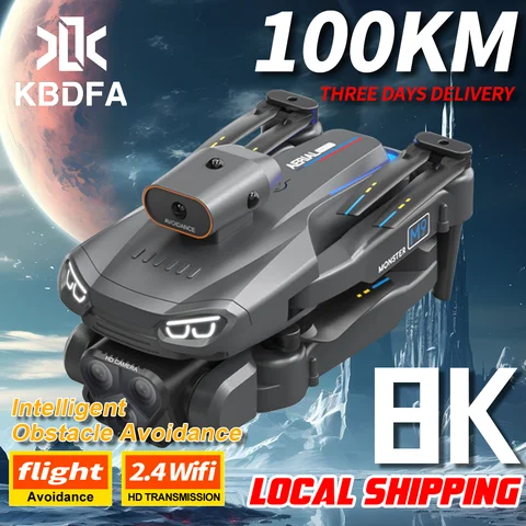 KBDFA M9 Mini drone 4K Professionale 8K HD doppia fotocamera 5G evitamento ostacoli flusso ottico posizionamento quadricottero RC