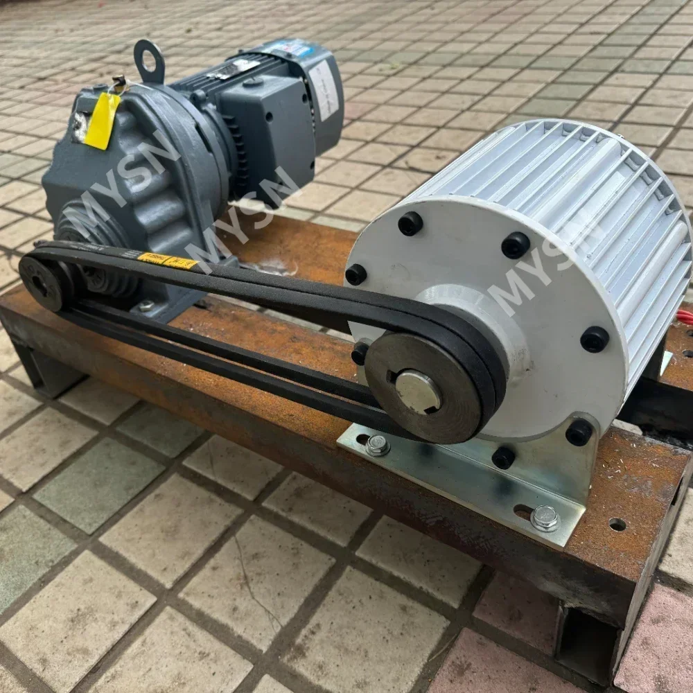 30KW Permanent Magnet Generator 220V 230V 380V 300 RPM Electric Generator 30000W Alternator Quiet Generator With Driving Motor