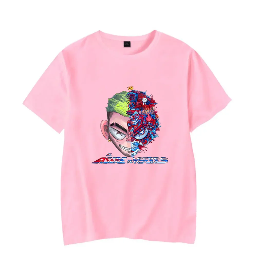 Ovidio-Camiseta de manga corta con cuello redondo para hombre y mujer, ropa de calle, camisetas de verano