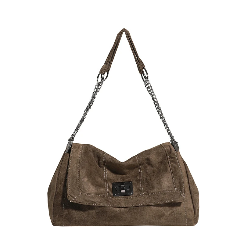 

Джинсовая сумка через плечо с цепочкой, новинка 2023 года, повседневная универсальная женская сумка через плечо, модная универсальная сумка-тоут для повседневной работы в путешествии