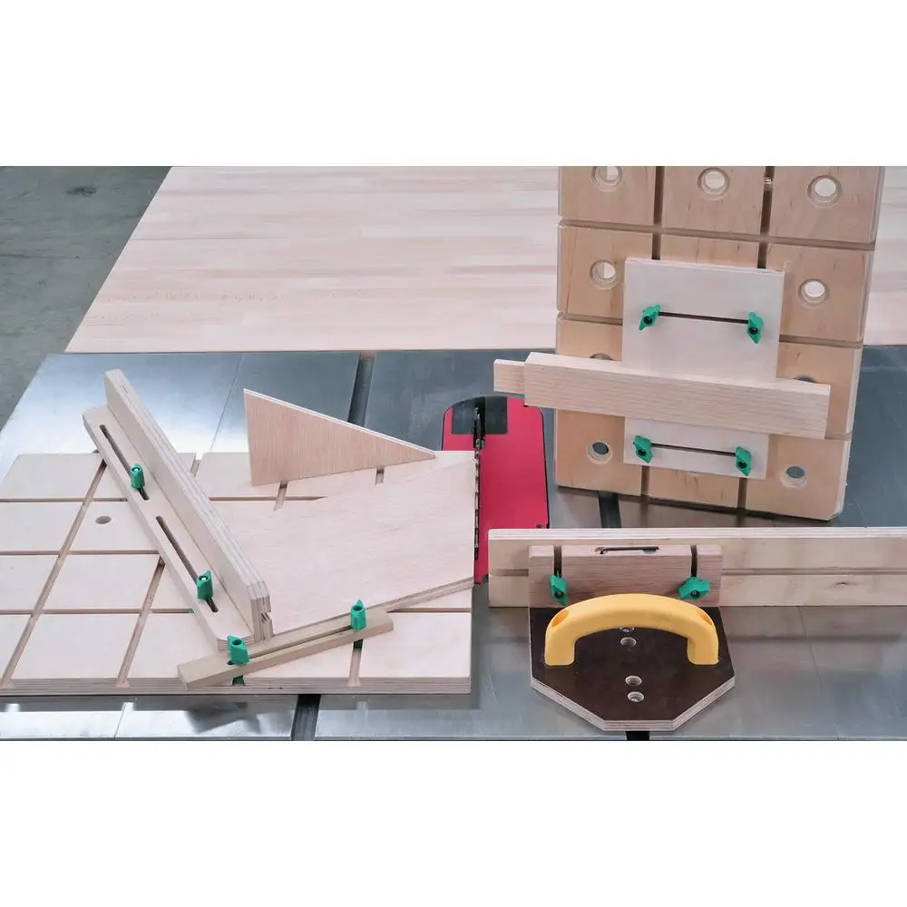 Pinces à queue d'aronde, paquet de 2 gabarits de serrage rapide et de travail du bois, compatibles avec les mèches de routeur de 1/2 pouces, rainure vos propres pistes, ajustement universel et