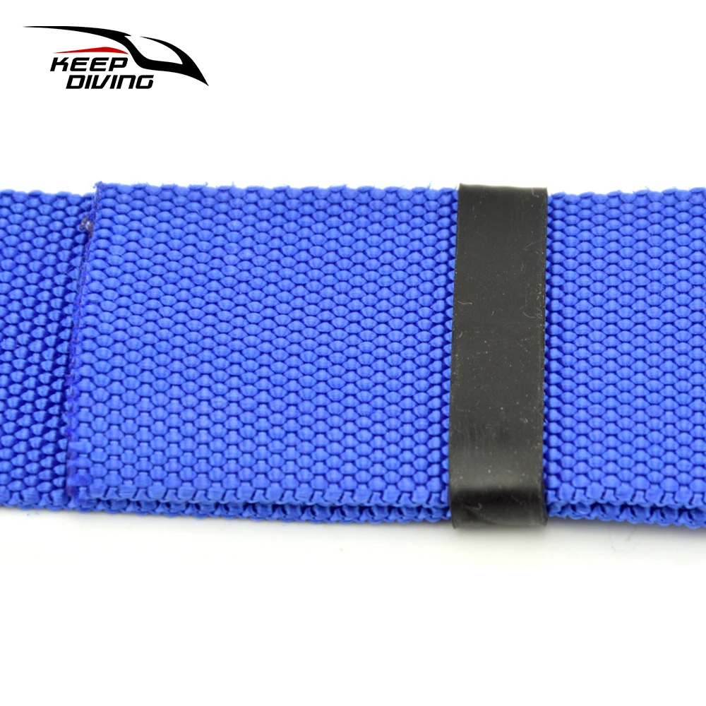 5PCS KEEP DIVING  Rubber Fixing Band for 5CM Webbing Weight Belt 32MM Inner Diameter Scuba Diving Wing Back Pad Accessories