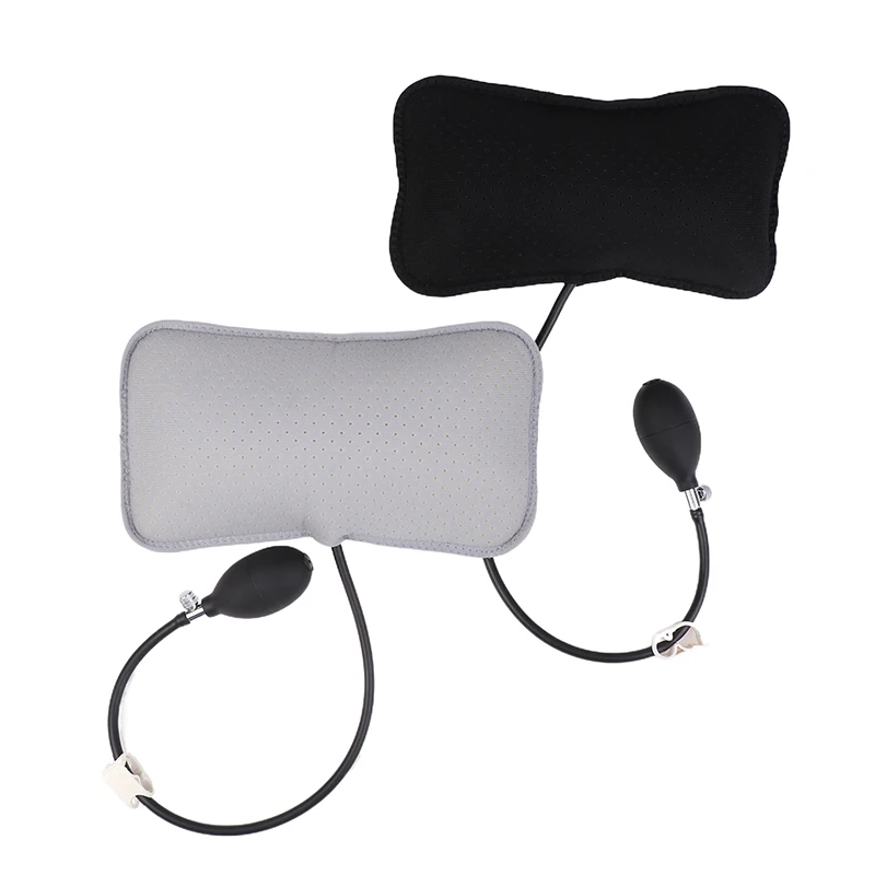 

Inflatable Lumbar Support Cushion Portable Neck Shoulder Posture Correct Massage Pillows Orthopedic Design For Back Pain Relief