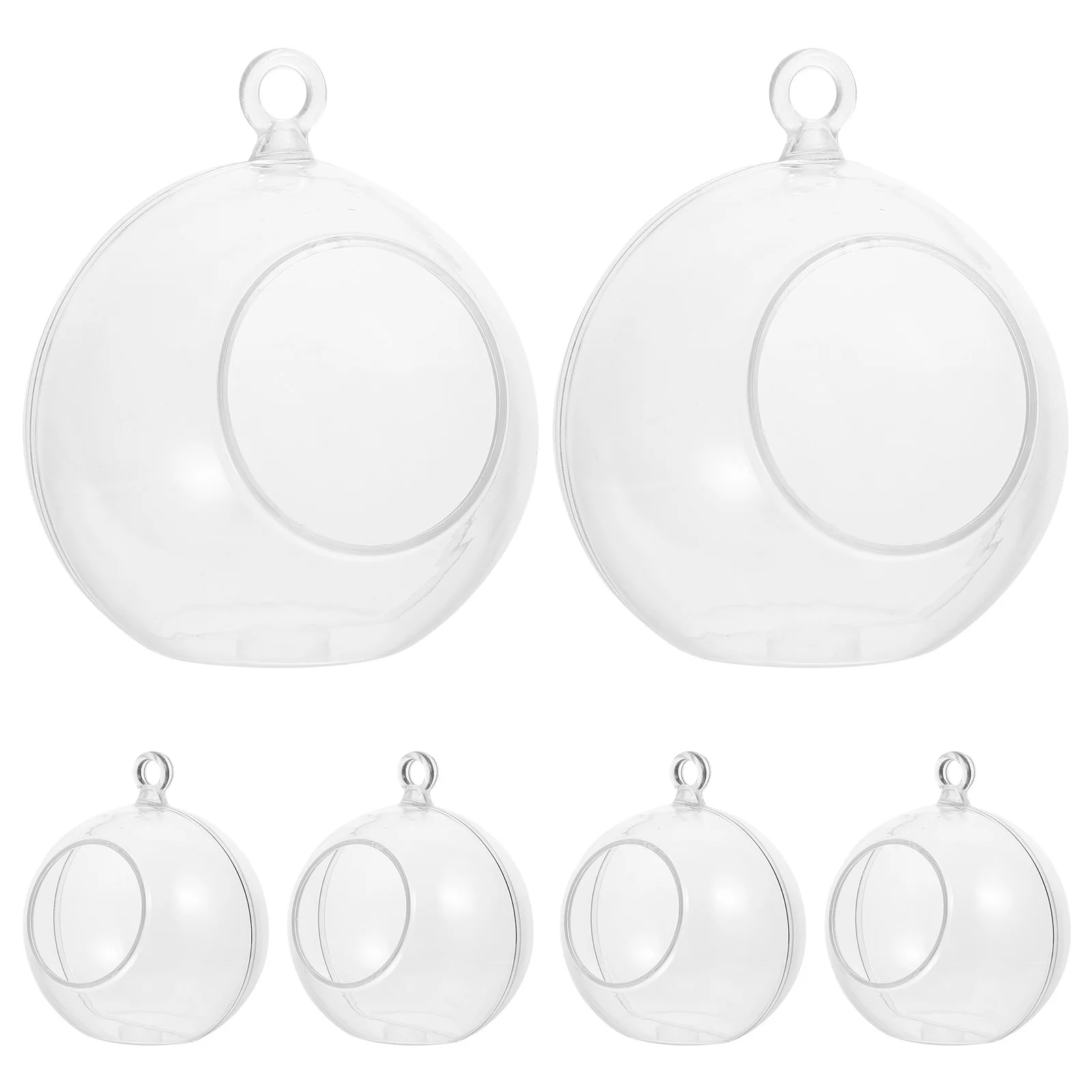 

8pcs Decorative Fillable Ball Clear Plastic Ornaments For Christmas Tree Decoration Party Home Decor Craft Hanging Bubbles