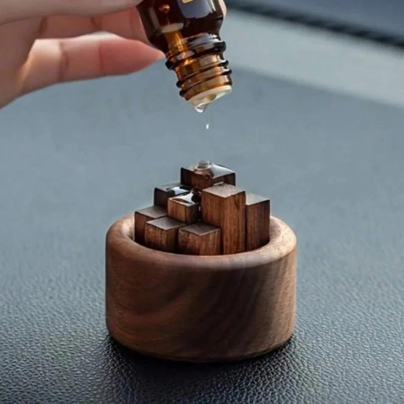 Small Chaidui Essential Oil Fragrance Expander Beech Wood Black Walnut Fragrance Expander Essential Oil Aromatherapy Decoration