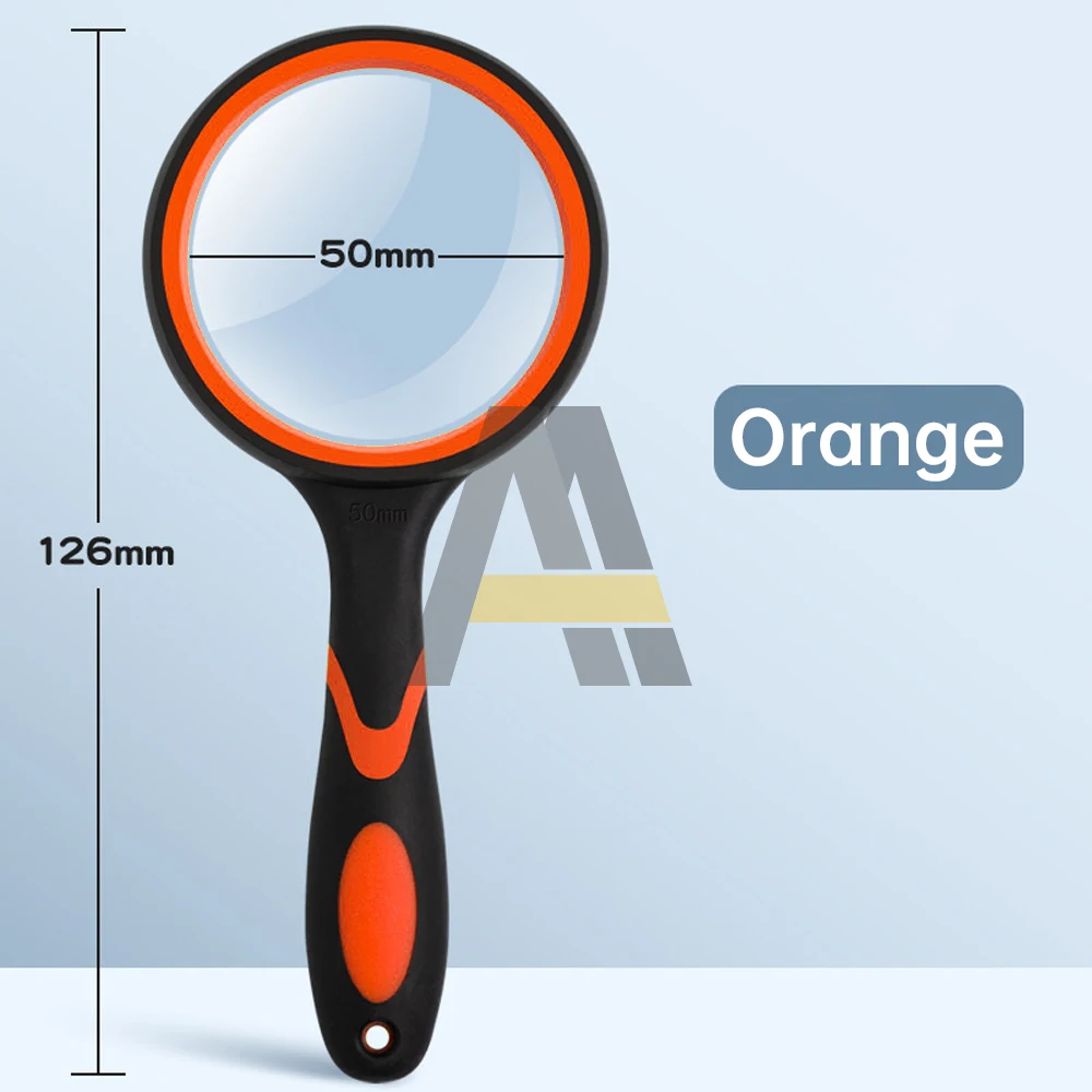 10X Magnifying Glass For Kids Seniors Reading Magnifier 50mm Handheld Magnifying Lens For Reading Science Nature Exploration