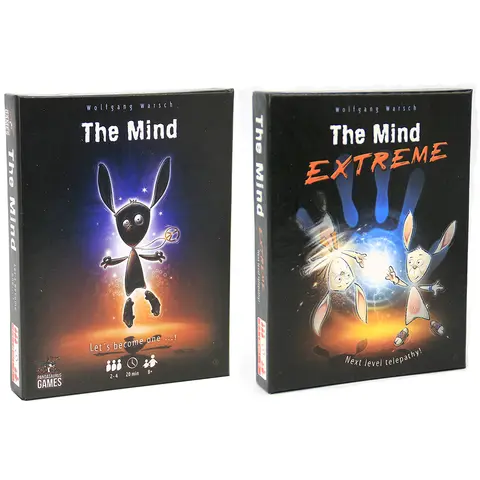 The Mind Card Game e The Mind Extreme Expansion Set Wolfgang Warsch Divertente gioco cooperativo per 2-4 giocatori Gioco di strategia Inglese