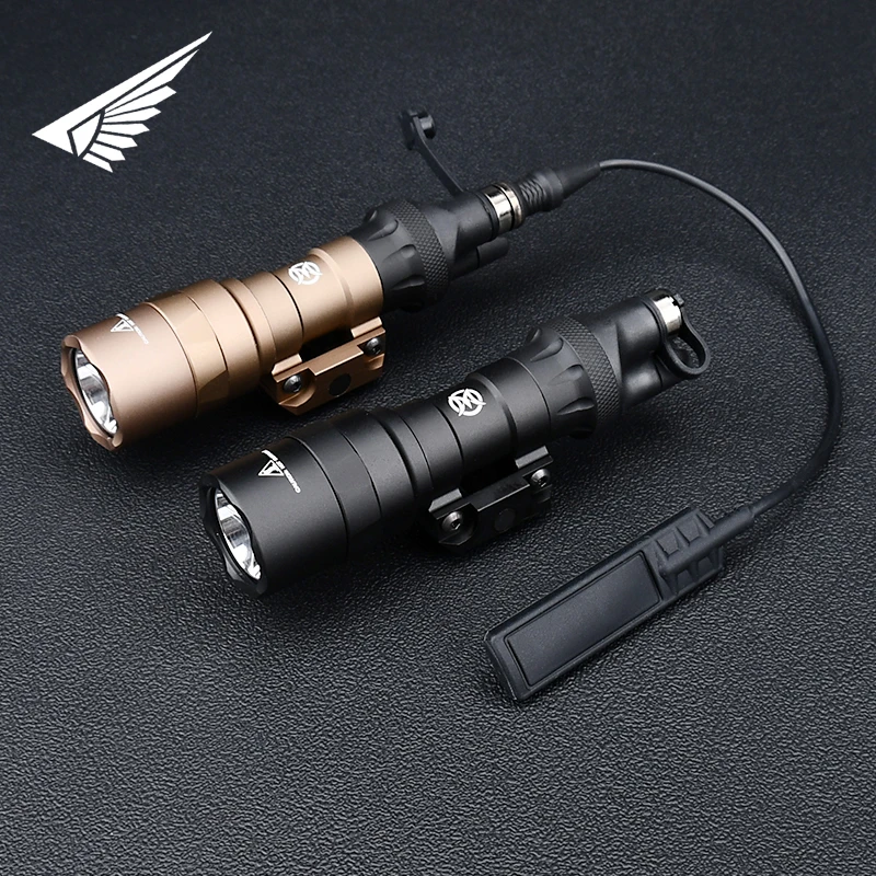 

WADSN Tactical M300 IR LED Flashlight Scout Hunting Weapon Light No White Light Version Dual Function Switch Airsoft Accessory