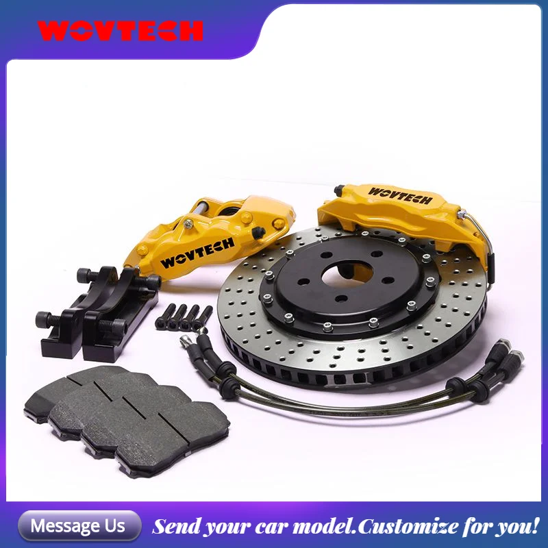 

WOVTECH Brake System WOV9200 Yellow Color Brake Caliper with 330mm Drilled disc 17 inches rims for bmw e71 x6