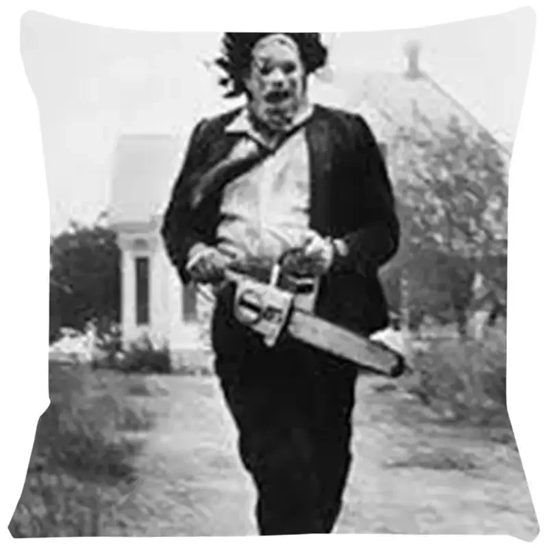 45x45cm Horror Movie Cushion Cover  Stills Pillow For Chairs Home Decorative Cushions For Sofa Throw Pillow Cover