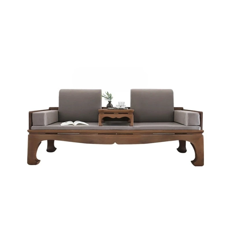 

Tqh Диван-кровать Новый китайский стиль Arhat Антикварный диван для гостиной Кресло Arhat Чайный столик