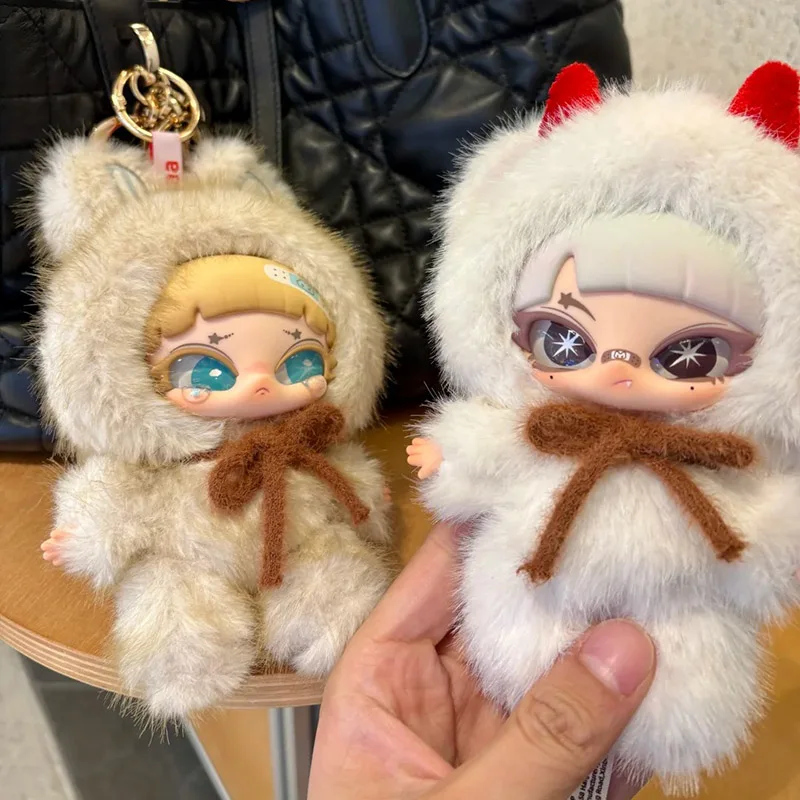 

VINLAA NONO Vinyl Plush Doll Keychain Trendy Blind Box Stuffed Toy Bag Pendant Cute Collectible Doll Birthday Gift For Girls