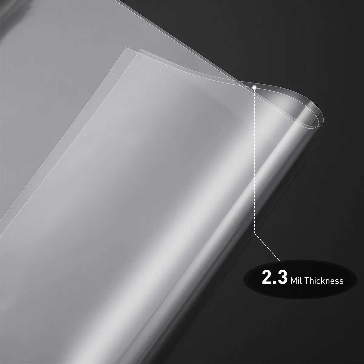 Premium 2.3 Mil Clear Cellophane Wrap Roll Transparent Wrapping Paper for Floral Displays Gift Packaging Dust Moisture