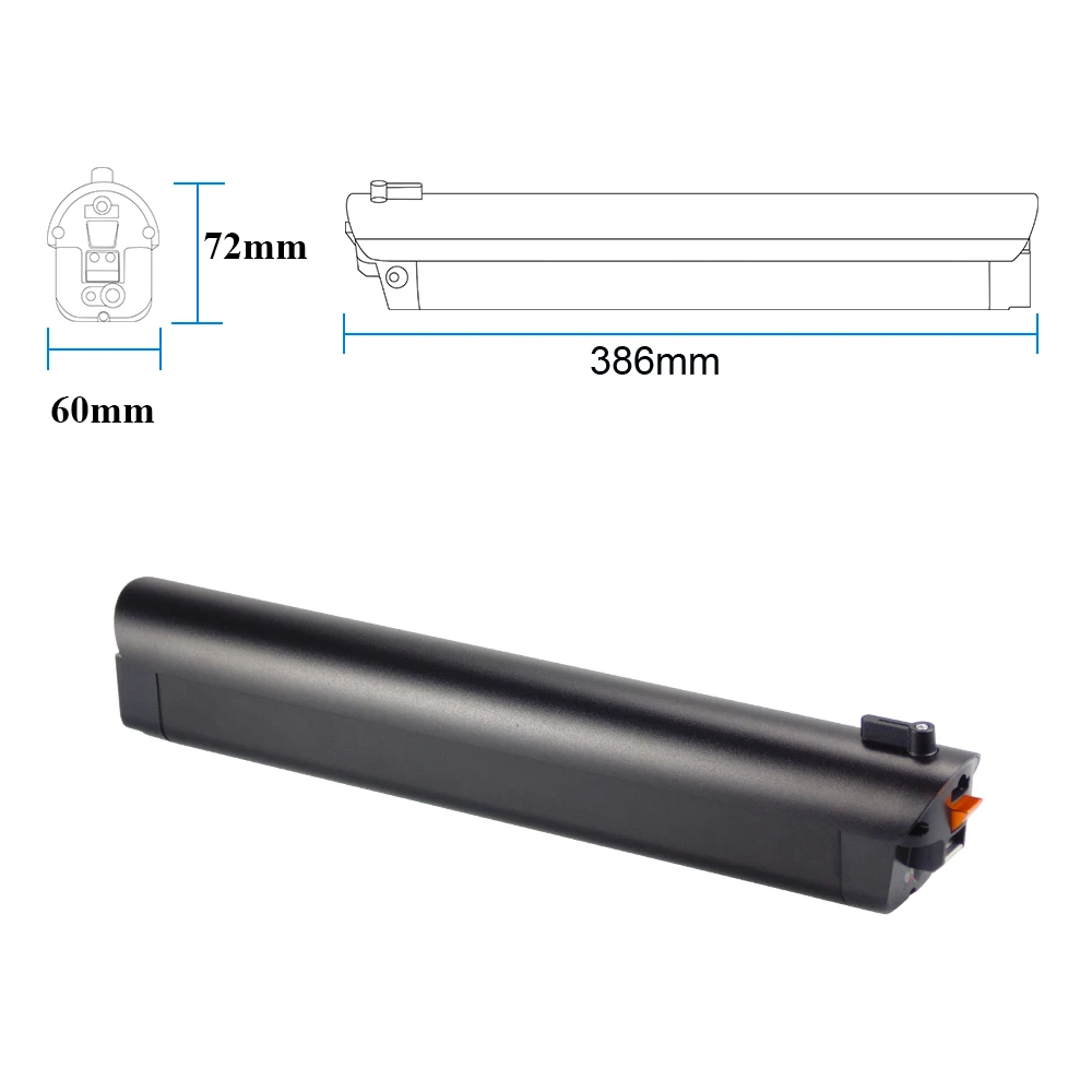 Verborgen E-Bike Accu 36V 48V 10.4Ah 13Ah 14Ah 17.5Ah Ah 250W 500W 750W Wallke X3 Pro Step-Thru Ebike Batterijen - afbeelding 1
