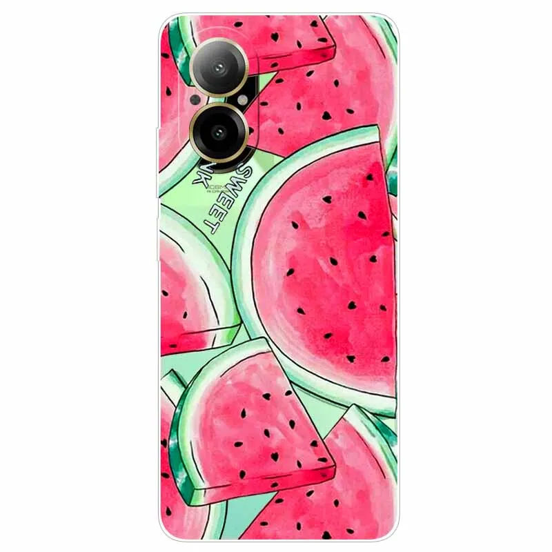 For Realme C67 4G Case 6.72\'\' Transparent Cute Soft Silicone TPU Coque for C 67 RealmeC67 4G Phone Back Cover Clear Capa Bumpers