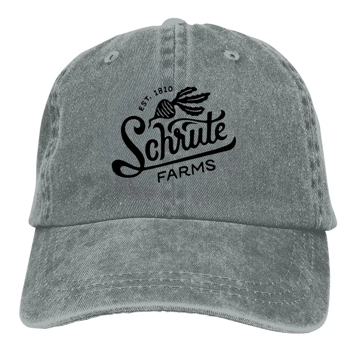 

Washed Men's Baseball Cap Schrute Farms Trucker Snapback Cowboy Caps Dad Hat The Office Golf Hats