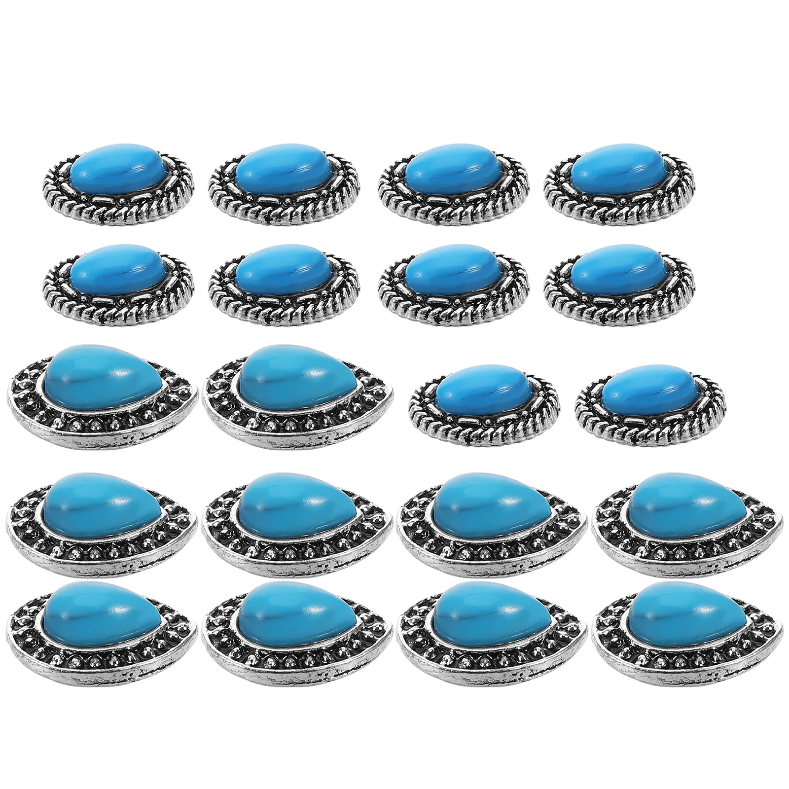 

20pcs Retro Elegant Decoration Diy Unique Manicure Accessories For Fake Nails Charms Set Art Jewelry Nail Art Supplies Manicure