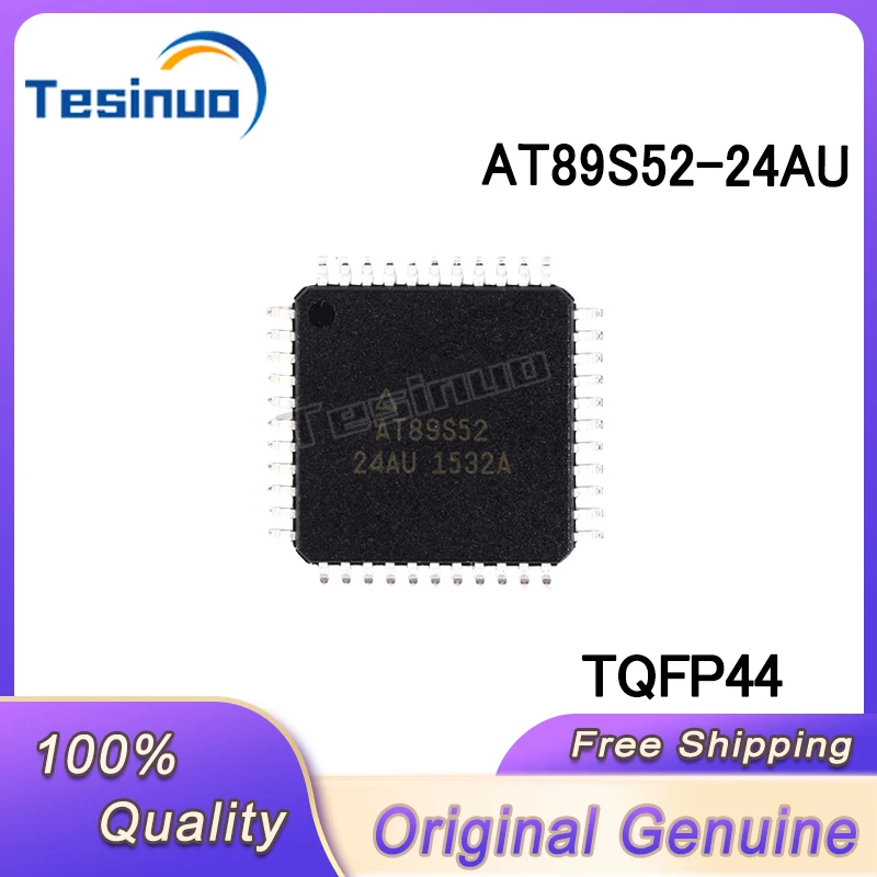 

5/PCS New Original AT89S52-24AU 8-bit flash microcontroller chip TQFP44 In Stock