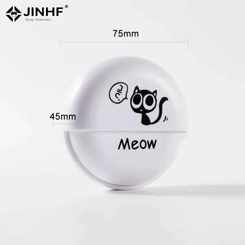 1pcs Headphone Cable Box Round Headphone Storage Box Rotating Cover Earphone Container Home Accessories Cute Data Line Box Case