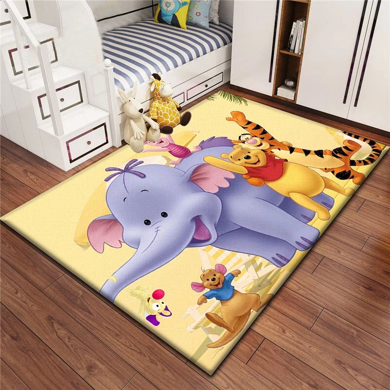 Winnie the Pooh Tigger cute Anime Carpet for children,Living room floor mat Kitchen mat Children\'s art Mat,bedroom decor rugs