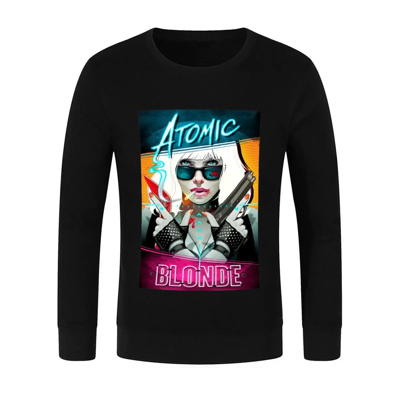 تي شيرت ملصق أشقر ذري هدية للمعجبين، هدية للرجال والنساء، عيد الهالوين، عيد الشكر، بلوفر عيد الميلاد #2