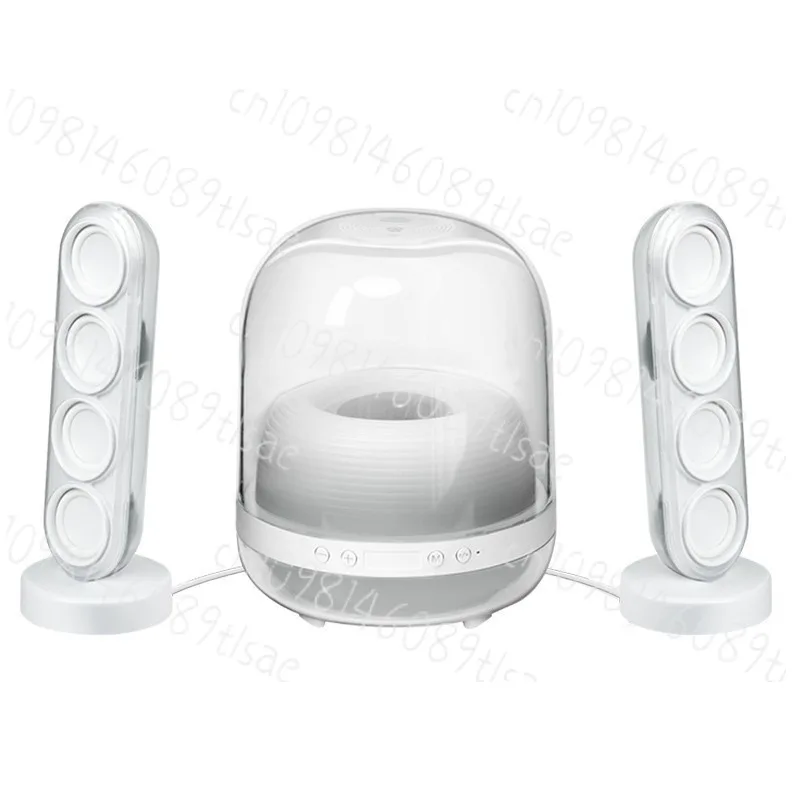 Home desktop wireless computer pair box ambient light stereo Bluetooth 5.4 4th generation subwoofer Bluetooth speaker LF