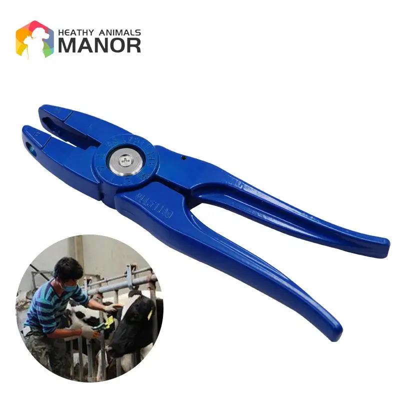 1Set Sheep Ear Tag Clamp Animal Integrated Identification Farm Sheep Pig Cattle Ear Mark Plier Ear Number Forceps 2022 New