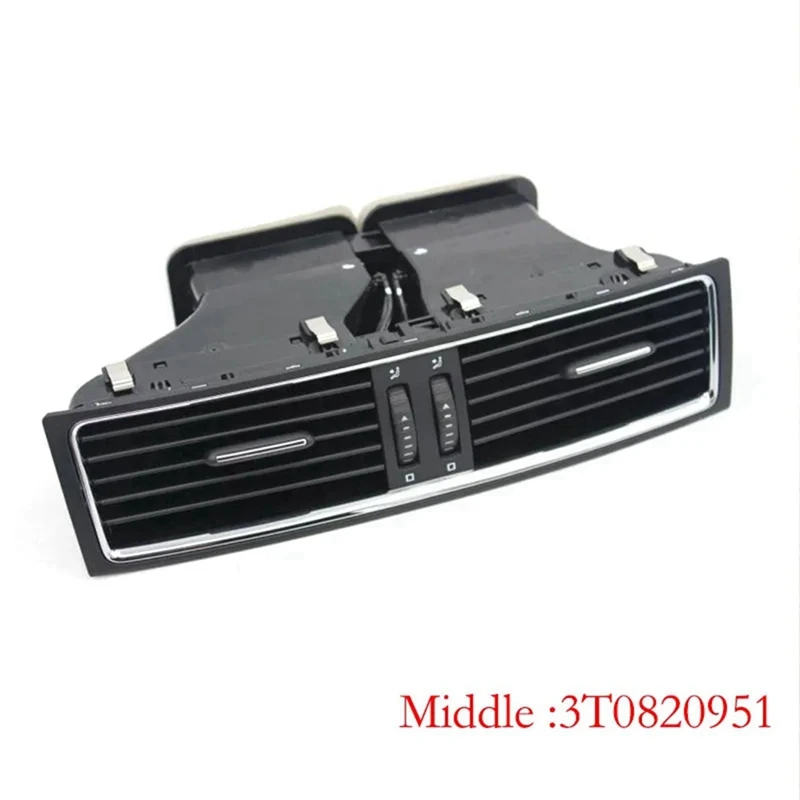 Grille de ventilation de sortie d'air AC pour tableau de bord intérieur de voiture, pour Skoda Superb 2 MK2 3T 2009 – 2015 3T 0820951   3T 0819701   3T 0819702